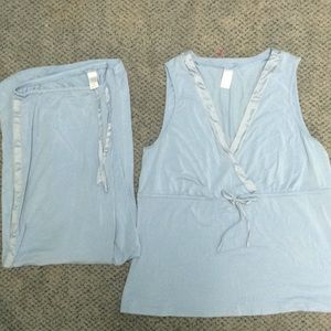 Light blue 2 piece sleepwear